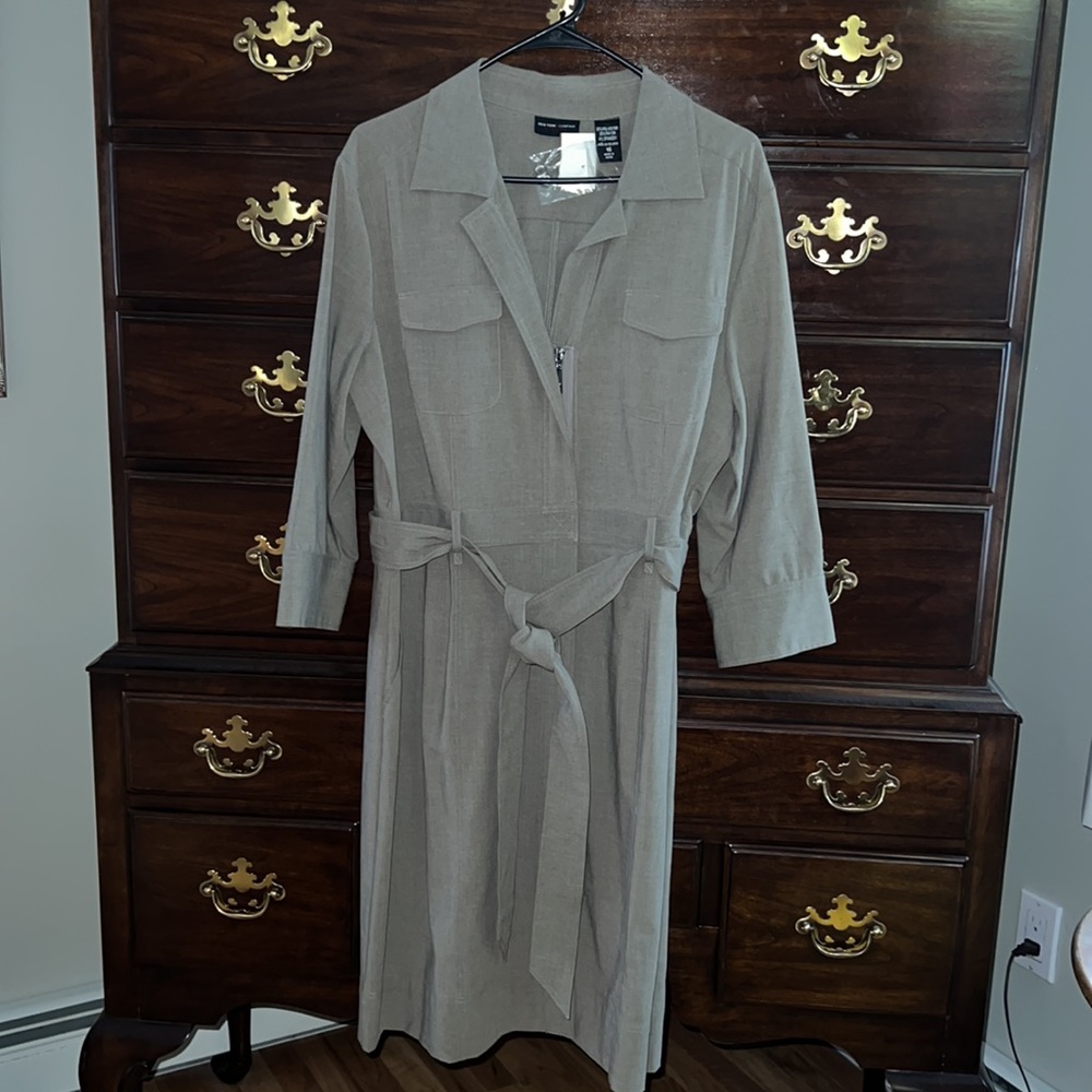 NWT New York & Company Stretch Utility Dress, very Attractive